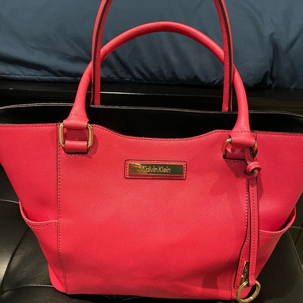 Calvin Klein red bag